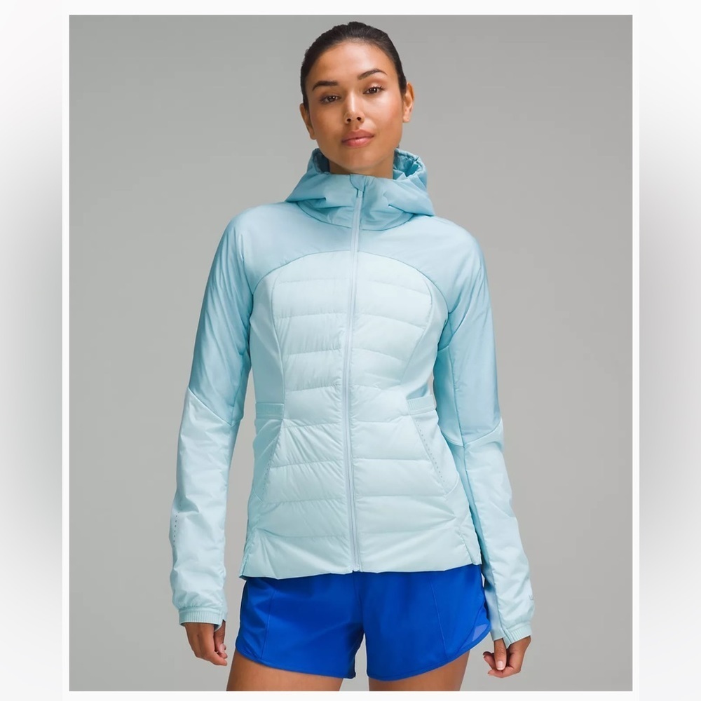 Lululemon Down For It All Jacket In Sea Frost New With Tags!